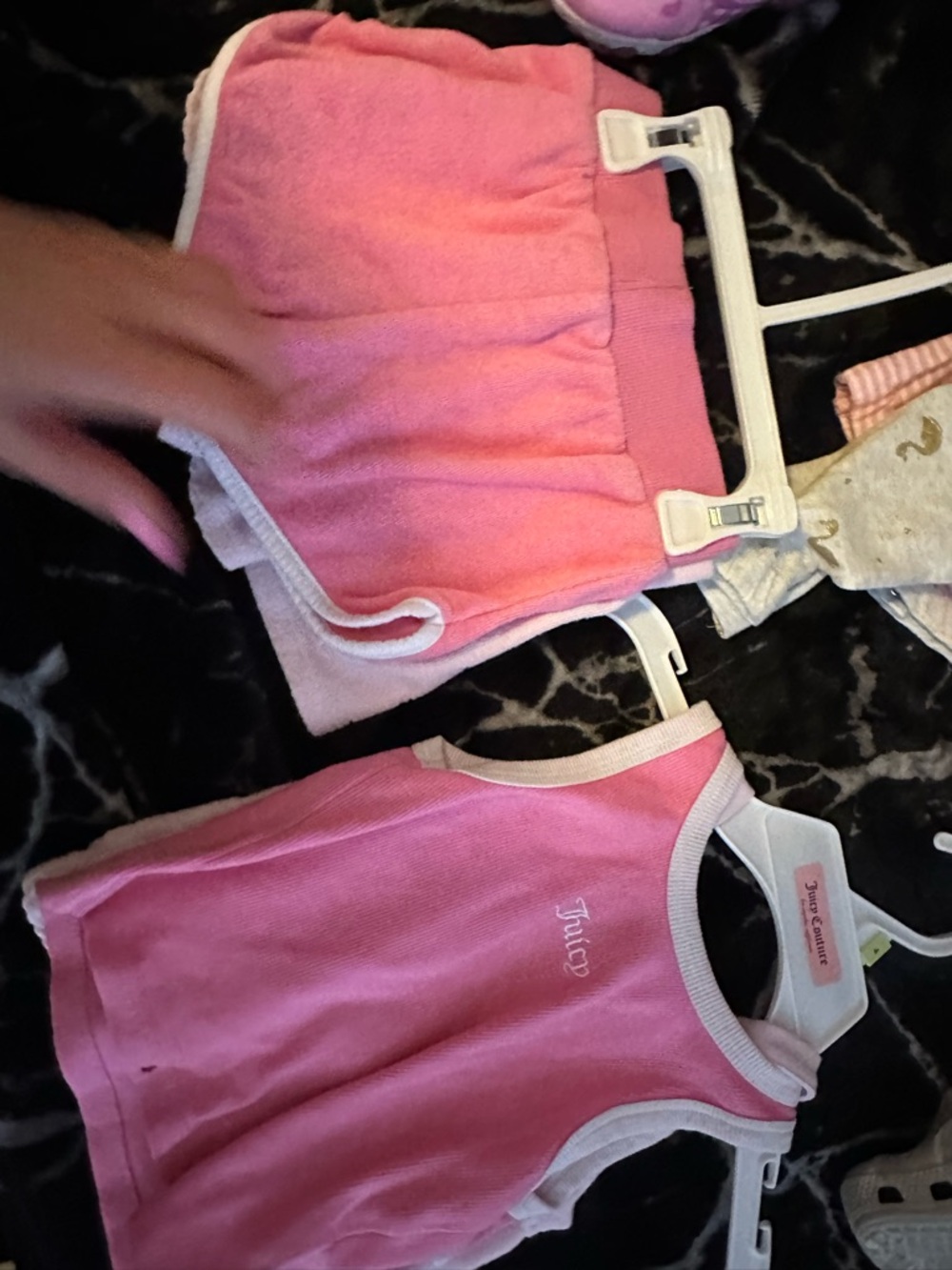 Juicy Couture Pink Girls Tank Top and Skirt Set 2 set